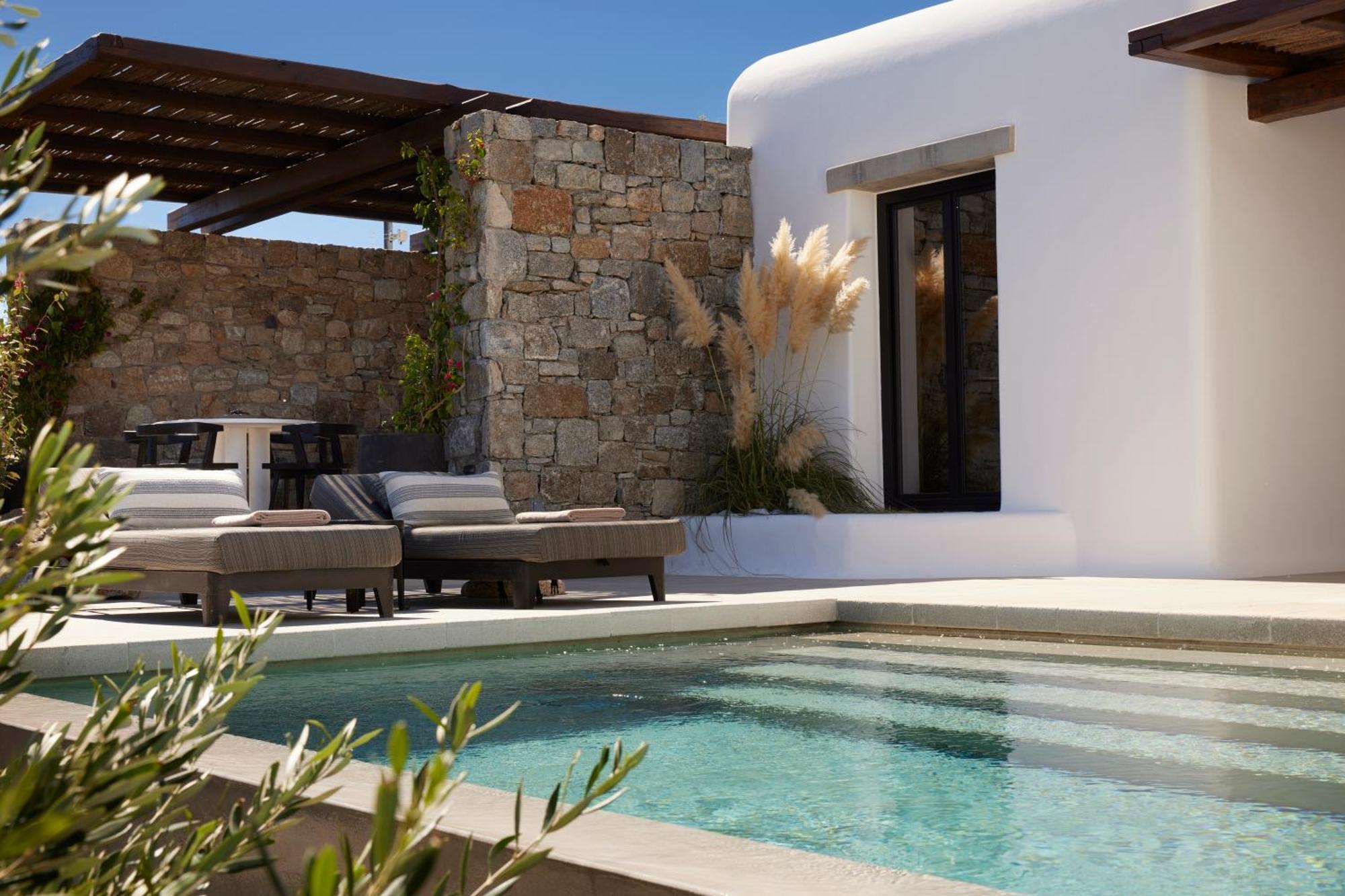 Kalesma Mykonos Hotell Ornos  Exteriör bild