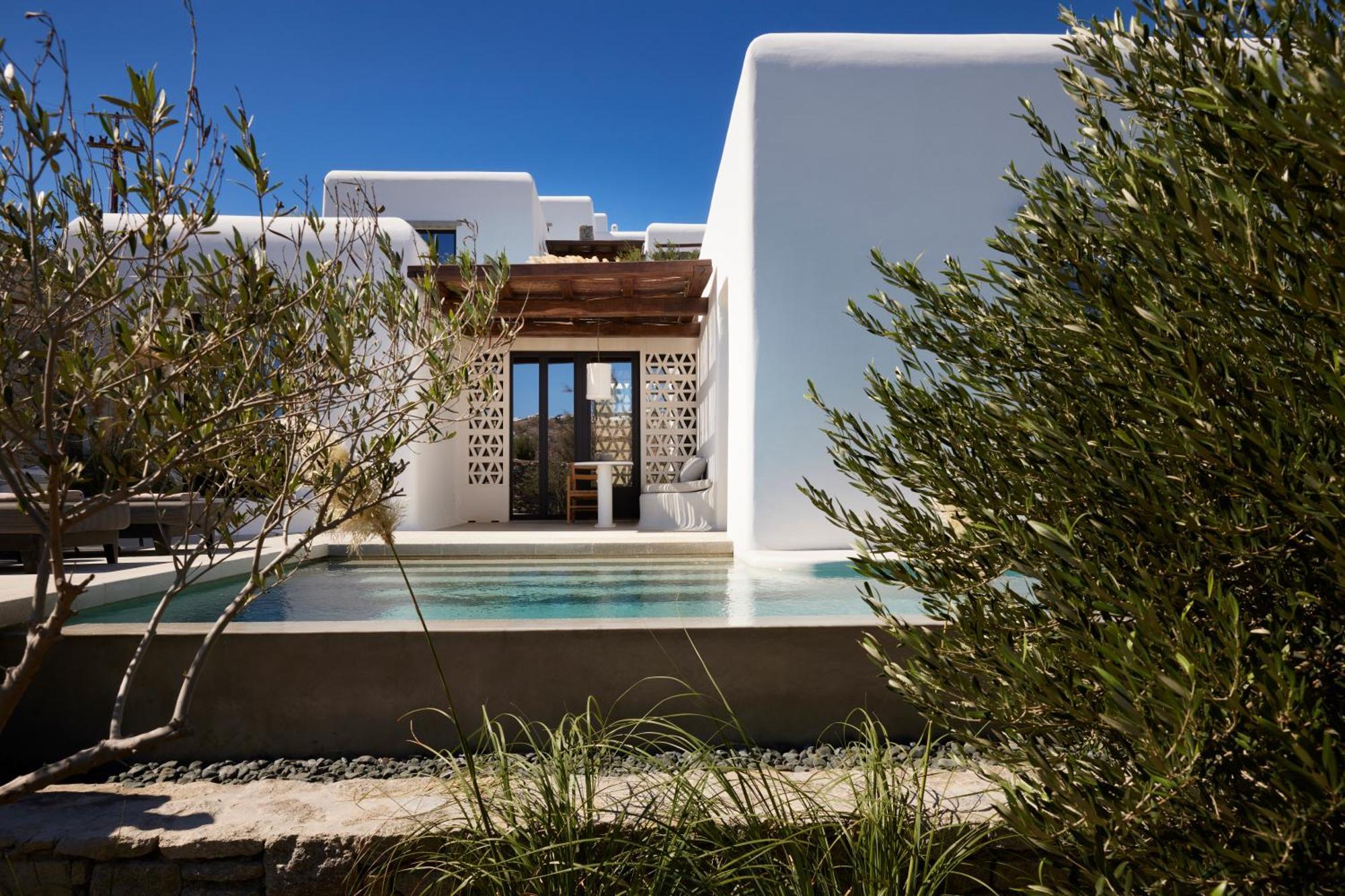 Kalesma Mykonos Hotell Ornos  Exteriör bild