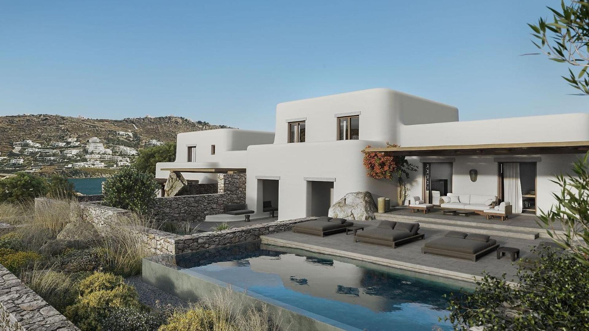 Kalesma Mykonos Hotell Ornos  Rum bild